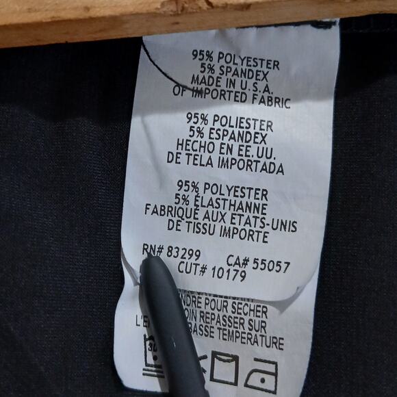 NIK and NASH S Black Short-Flounce-Sleeved A-Line Dress Round-Neck Mid-Length - Picture 9 of 11